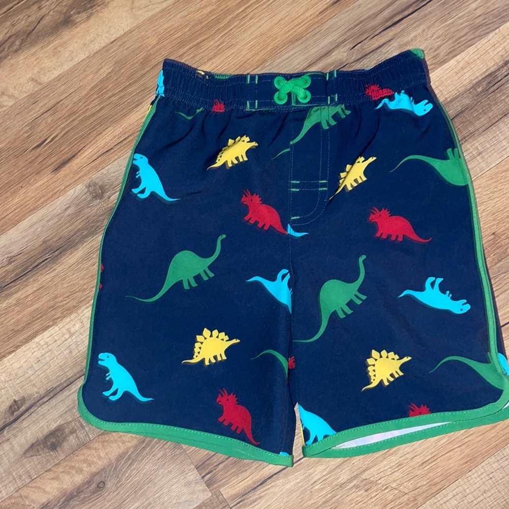 Boys Dino swim trunks